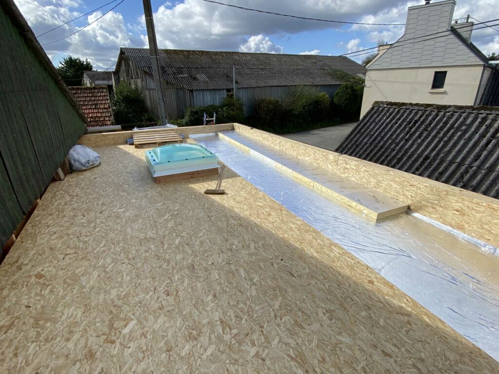 Extension bureau professionnel lampaul guimiliau menuiserie ollivier 2