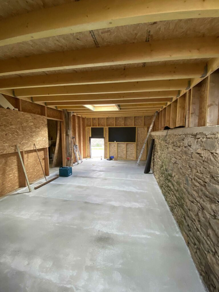 Extension bureau professionnel lampaul guimiliau menuiserie ollivier 6