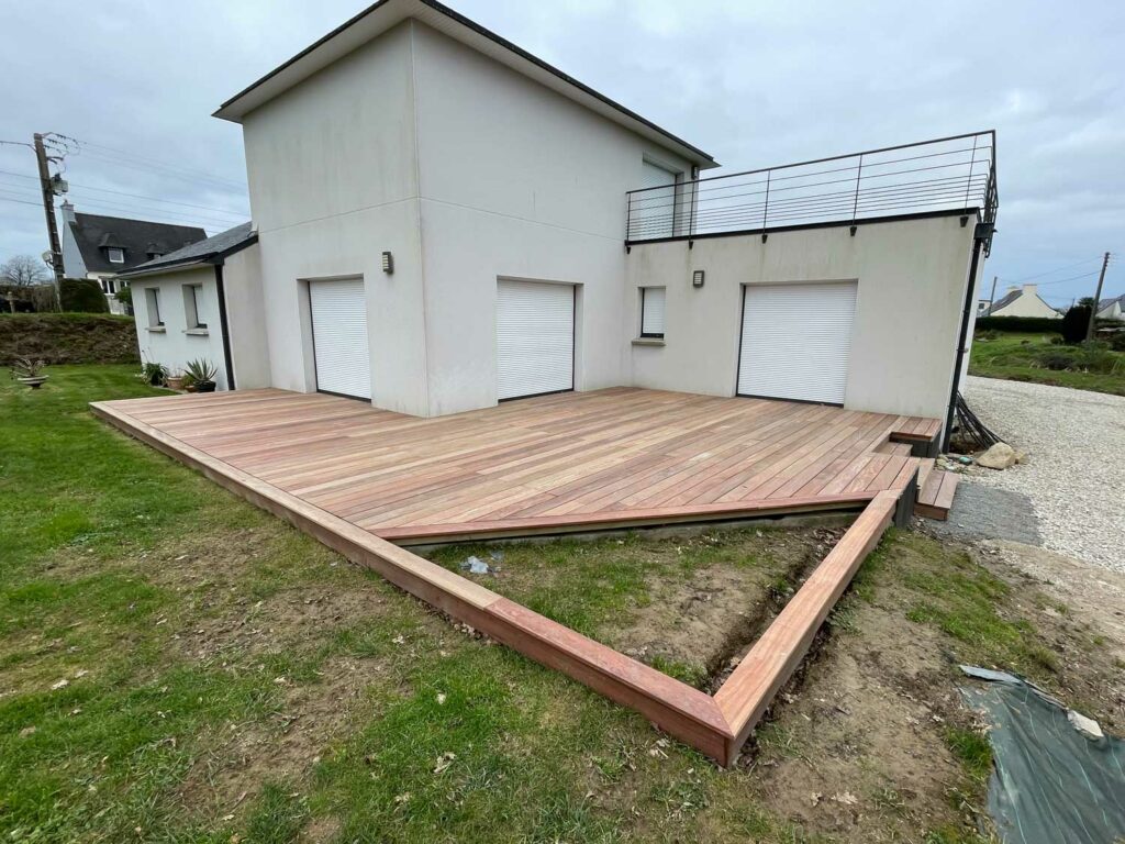 Terrasse en cumaru menuiserie finistere landivisiau 1
