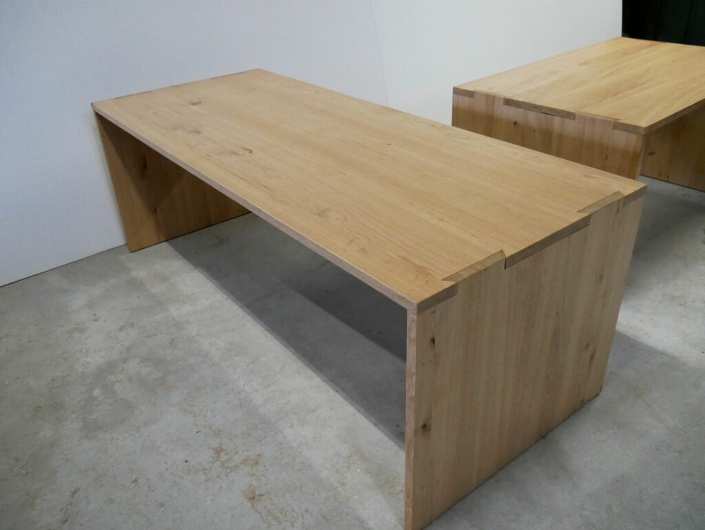 bureau chene menuisier lampaul guimiliau 2