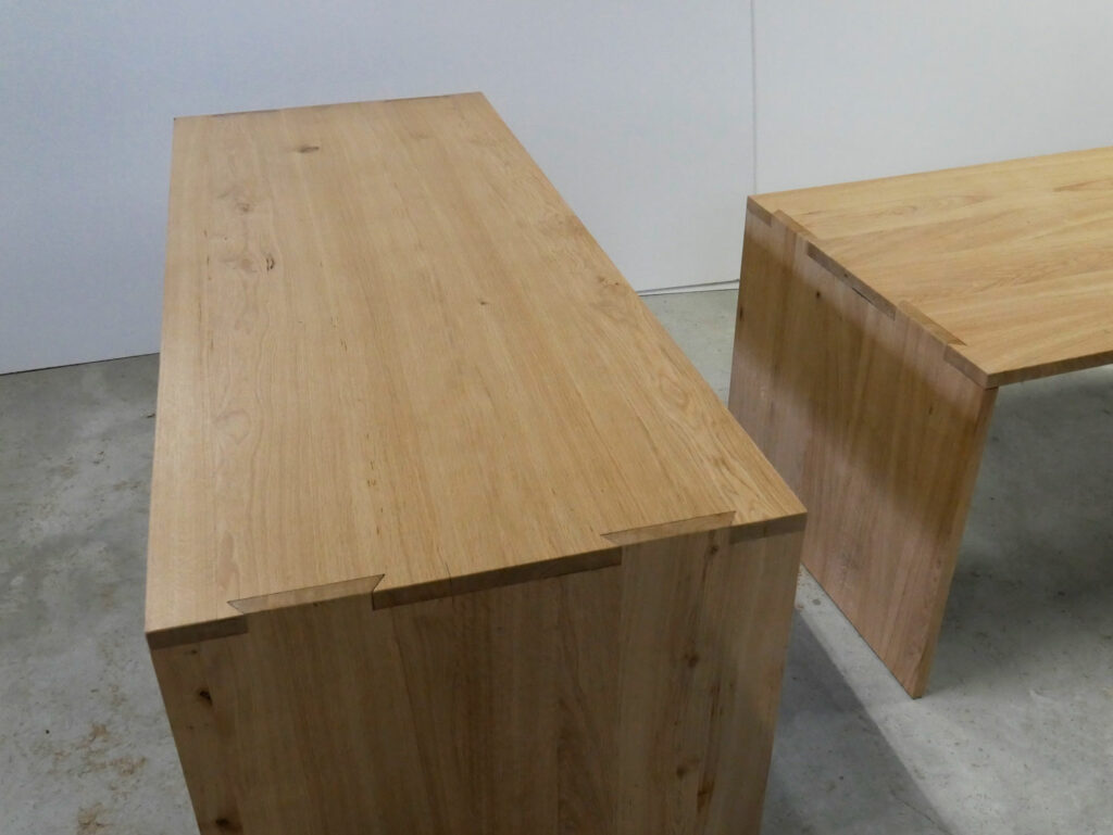 bureau chene menuisier lampaul guimiliau 4