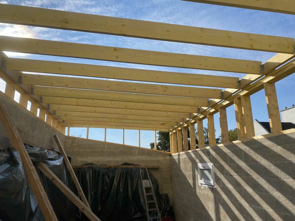 carport lampaul landivisiau abri vehicule bois 6