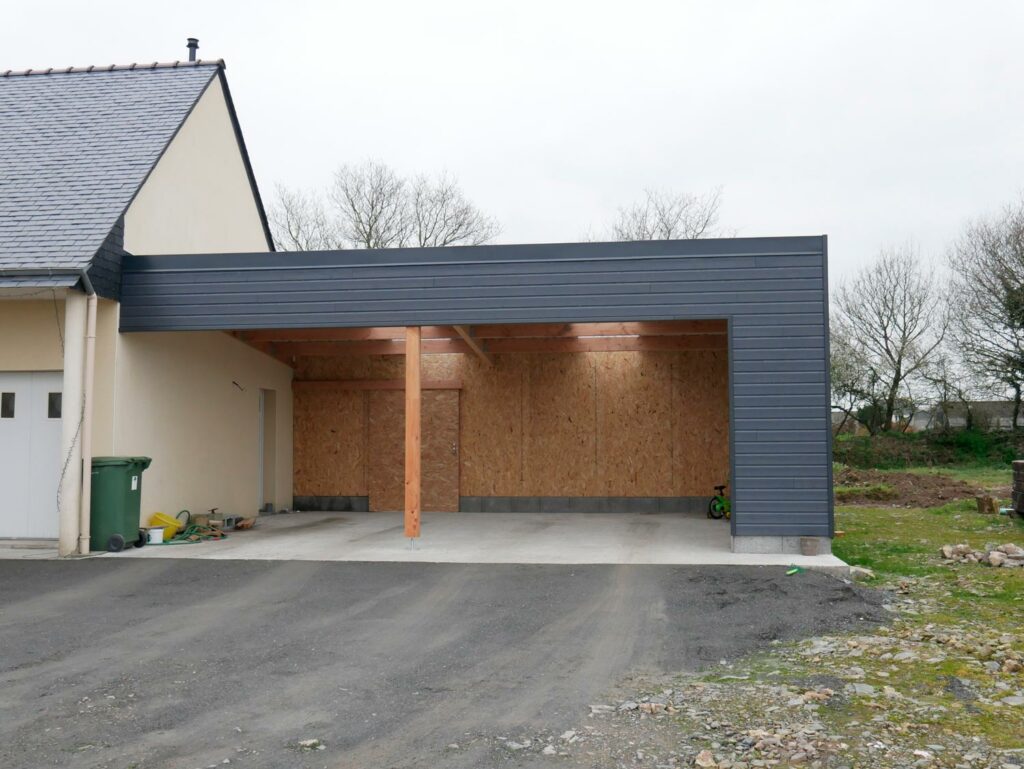 carport menuiserie ollivier lampaul guimiliau finistere nord 1