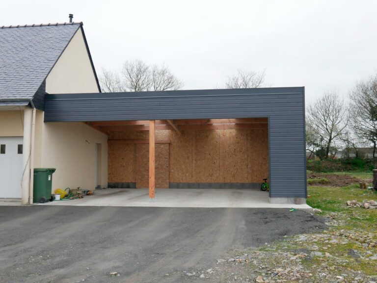 carport menuiserie ollivier lampaul guimiliau finistere nord 1