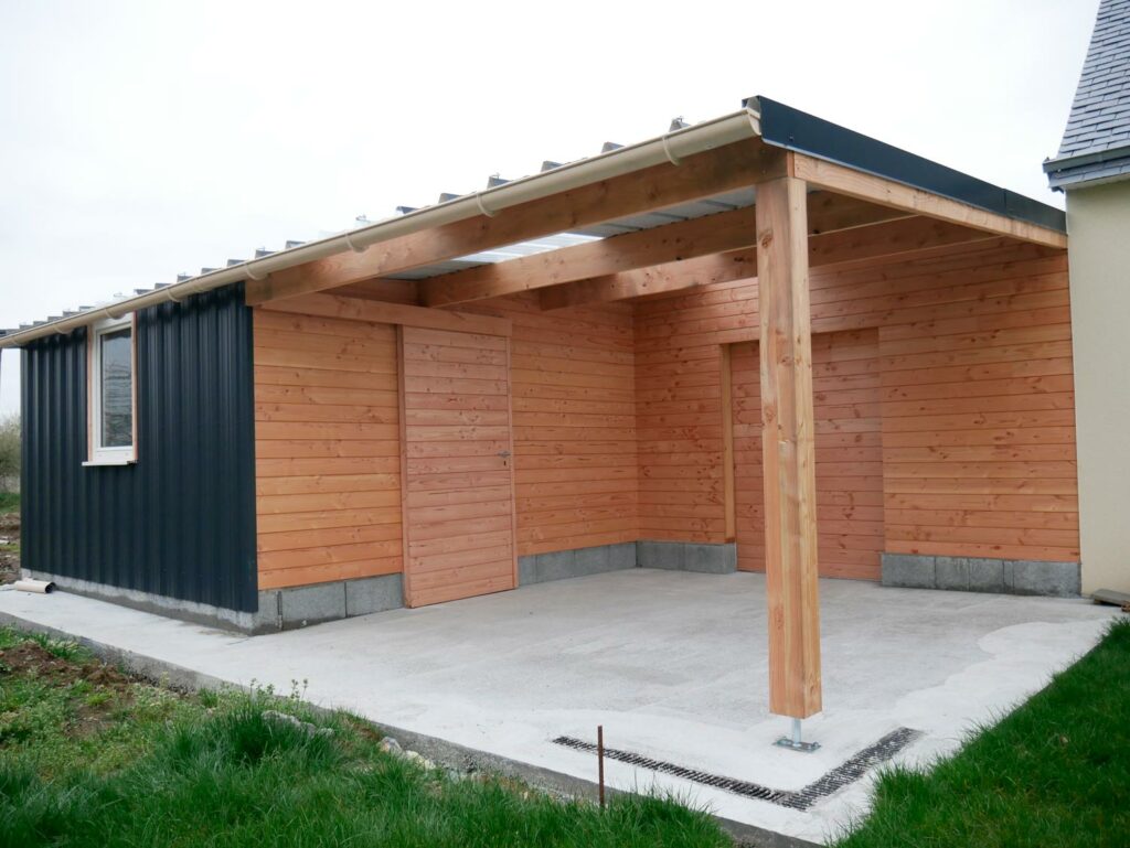 carport menuiserie ollivier lampaul guimiliau finistere nord 4