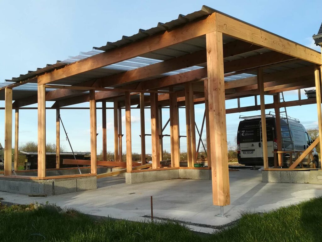 carport menuiserie ollivier lampaul guimiliau finistere nord 9