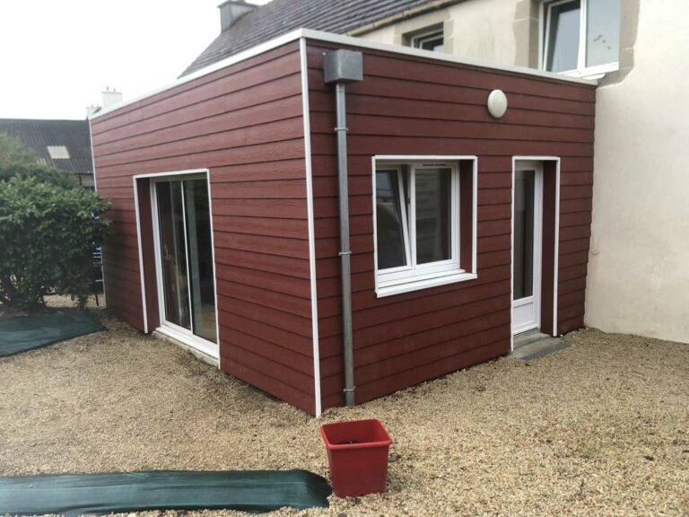 extension ossature bois guiclan menuiserie ollivier 1