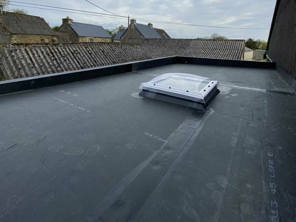 extension toit membrane menuiserie ollivier