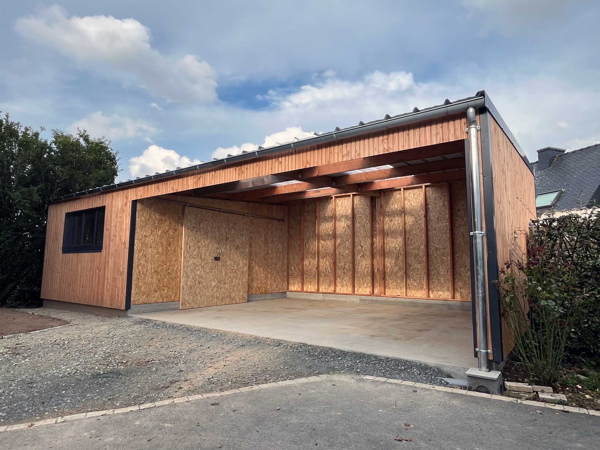 menuiserie ollivier carport bois finistere