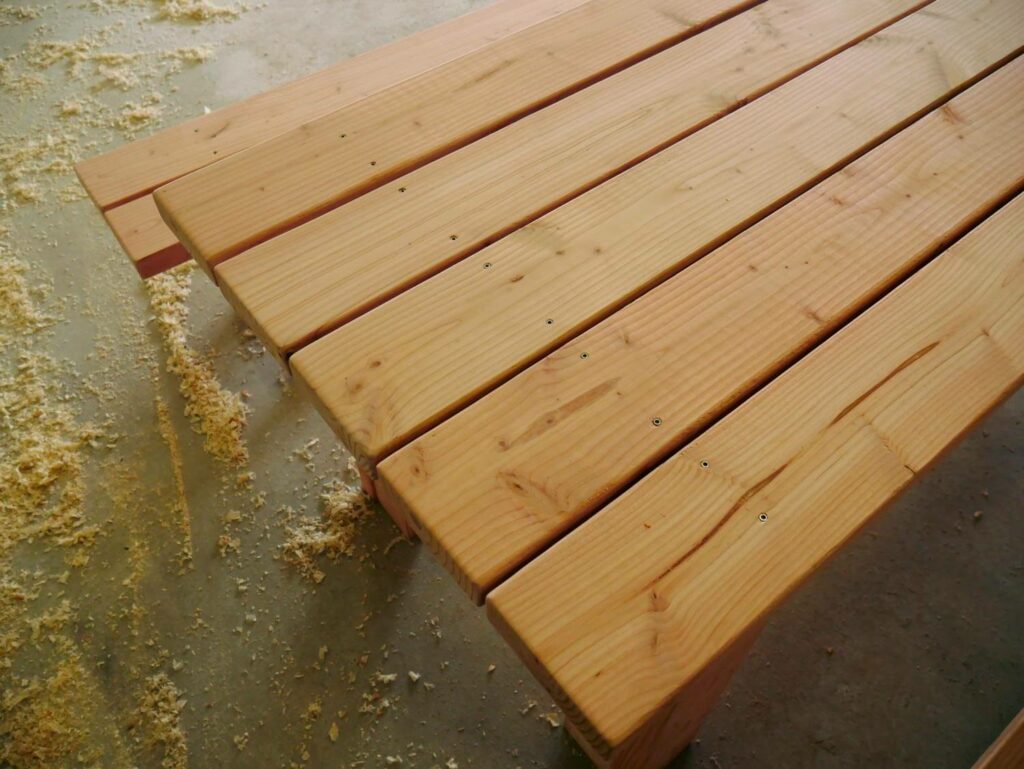 table jardin bois menuiserie ollivier lampaul 10