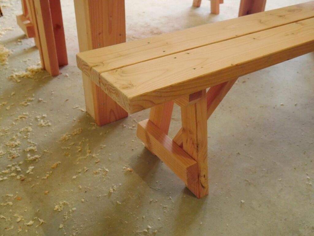 table jardin bois menuiserie ollivier lampaul 6